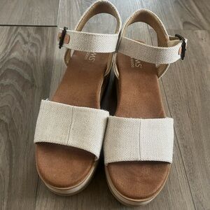 Toms Women's Tan Espadrille Sandals